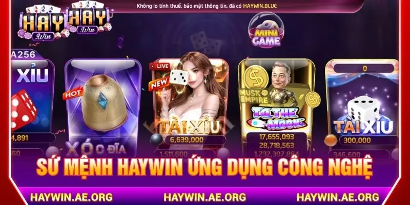Sứ mệnh Haywin ứng dụng tiên phong công nghệ